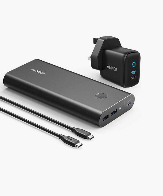 Buy Anker PowerCore+ 26800 PD 45W with PowerPort III Mini Speed Combo – Black from Vmart in Pakistan