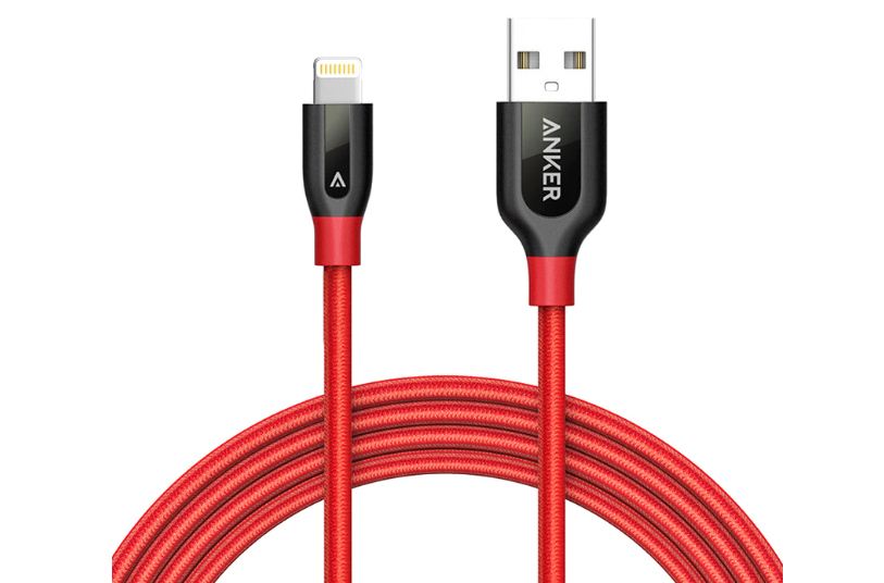 Buy Anker PowerLine+ Lightning Cable 3ft - Red from Vmart in Pakistan