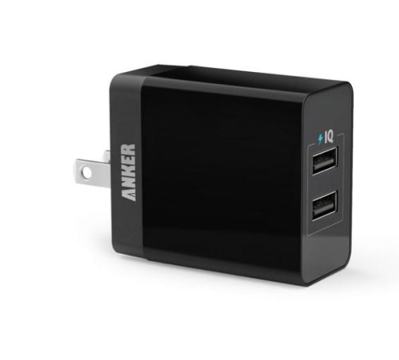 Buy Anker PowerPort 2 Lite Charger White EU Plug (Not Foldable) - Black from Vmart in Pakistan