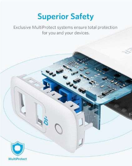 Buy Anker PowerPort II 2 Wall Charger from Vmart in Pakistan