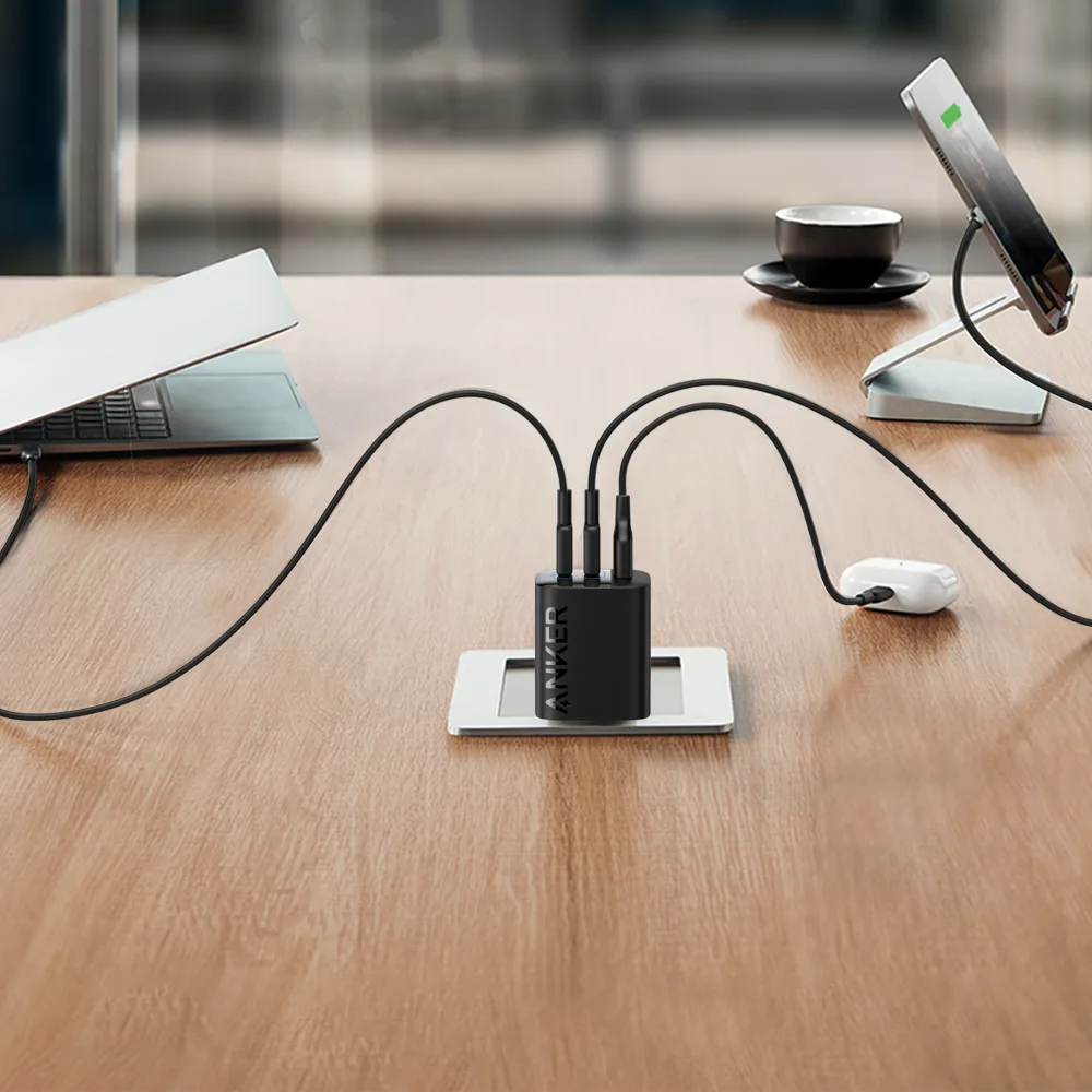 Buy Anker 336 67W Charger (3 Port) 2 Pin US Black from Vmart in Pakistan