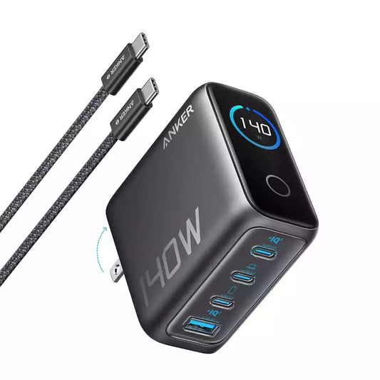 Buy Anker Laptop Charger (140W 4-Port PD 3.1) with USB-C Cable from Vmart in Pakistan
