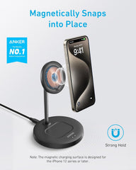 Buy Anker PowerWave 2-in-1 Magnetic Wireless Charging Stand from Vmart in Pakistan