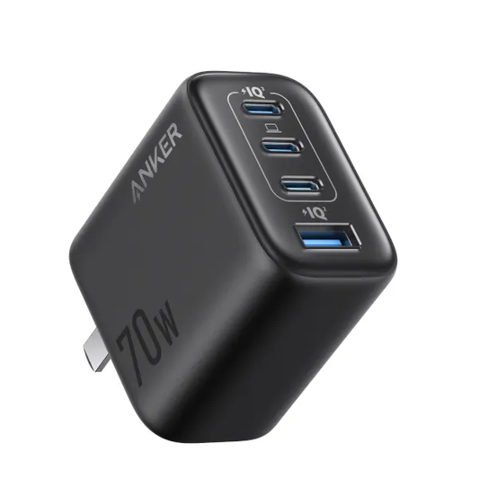 Buy Anker Zolo 70W 4-Port Charger 2-Pin (US) Black Vmart in Pakistan