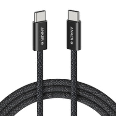 Buy Anker Zolo USB C to USB C 240W Braided Fast Charging Cable 1.5m Black from Vmart in Pakistan