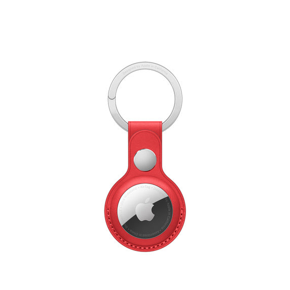 Buy Apple AirTag Leather Key Ring - Red from Vmart in Pakistan