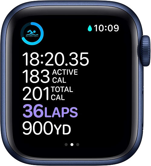 Buy Apple Watch Series 6 With Sports Band - Blue Aluminum Case - 40mm from Vmart in Pakistan