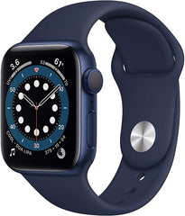 Buy Apple Watch Series 6 With Sports Band - Blue Aluminum Case - 40mm from Vmart in Pakistan