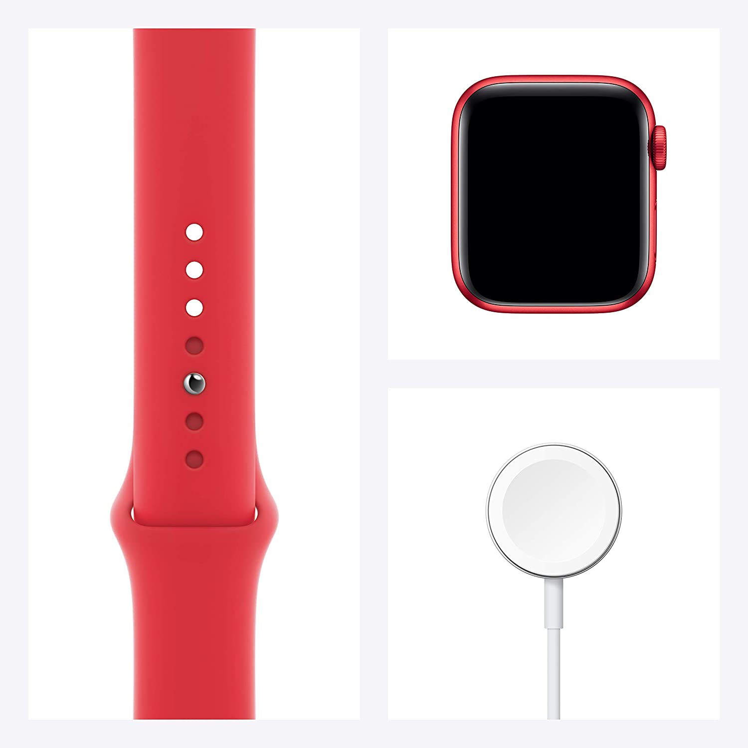 Buy Apple Watch Series 6 With Sports Band - Red Aluminum Case - 44mm from Vmart in Pakistan
