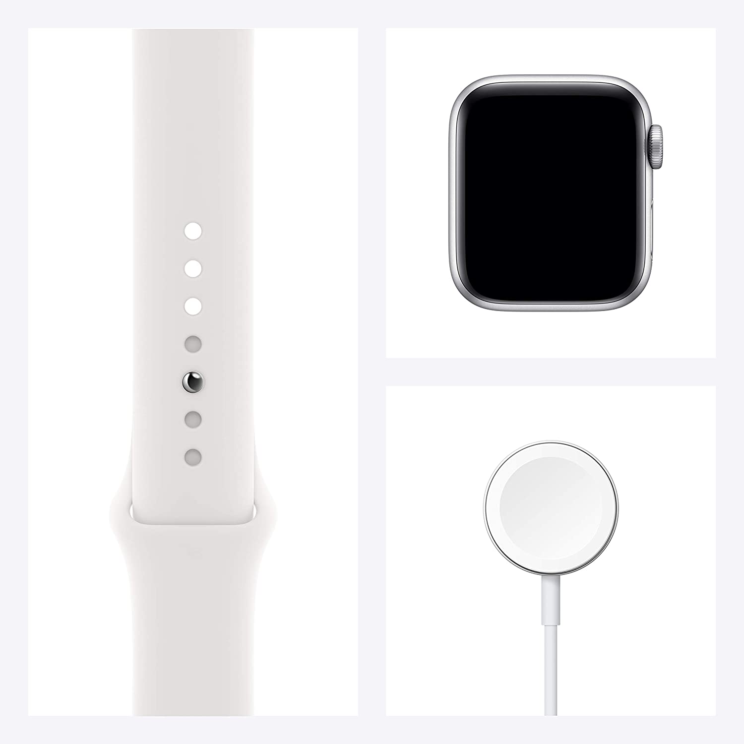 Buy Apple Watch Series 6 With Sports Band - Silver Aluminum Case - 44mm from Vmart in Pakistan