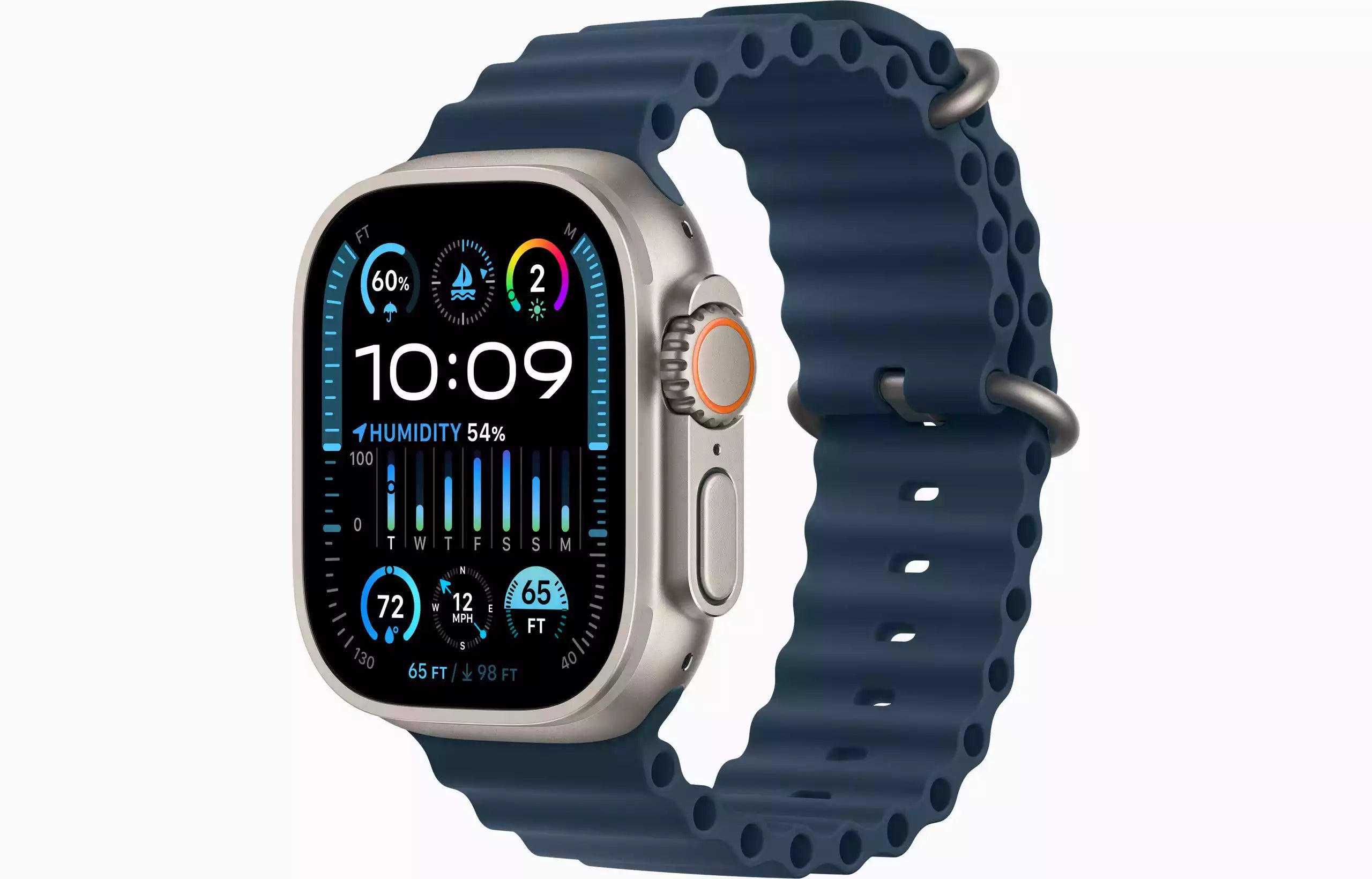 Buy Apple Watch Ultra 2 49mm Ocean Band Blue from Vmart in Pakistan