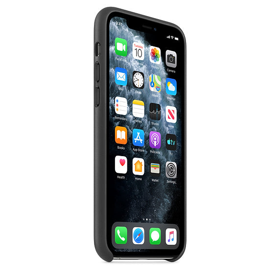 Buy Apple iPhone 11 Pro Leather Case-Black from Vmart in Pakistan
