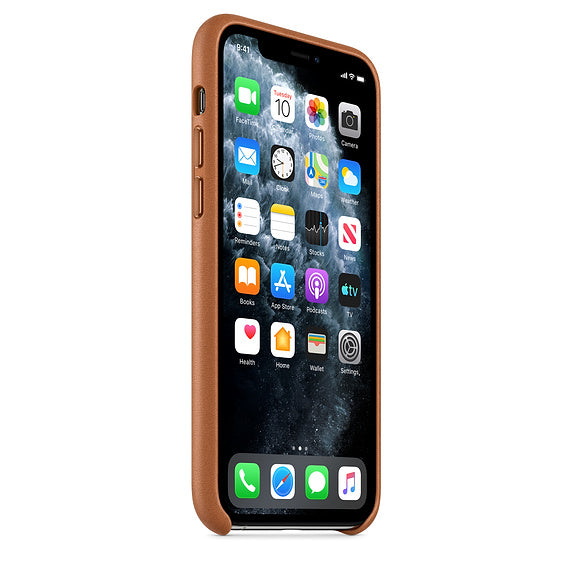Buy Apple iPhone 11 Pro Leather Case-Saddle Brown from Vmart in Pakistan