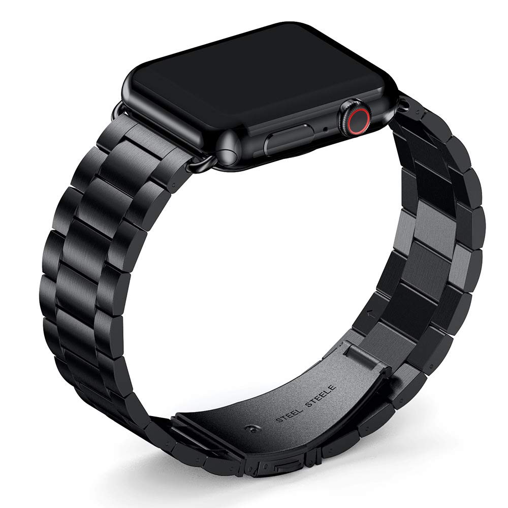 Buy Apple Watch Straps Stainless 42mm.44mm Black from Vmart in Pakistan