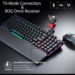 Asus ROG Strix Scope II 96 Wireless Gaming Keyboard Black