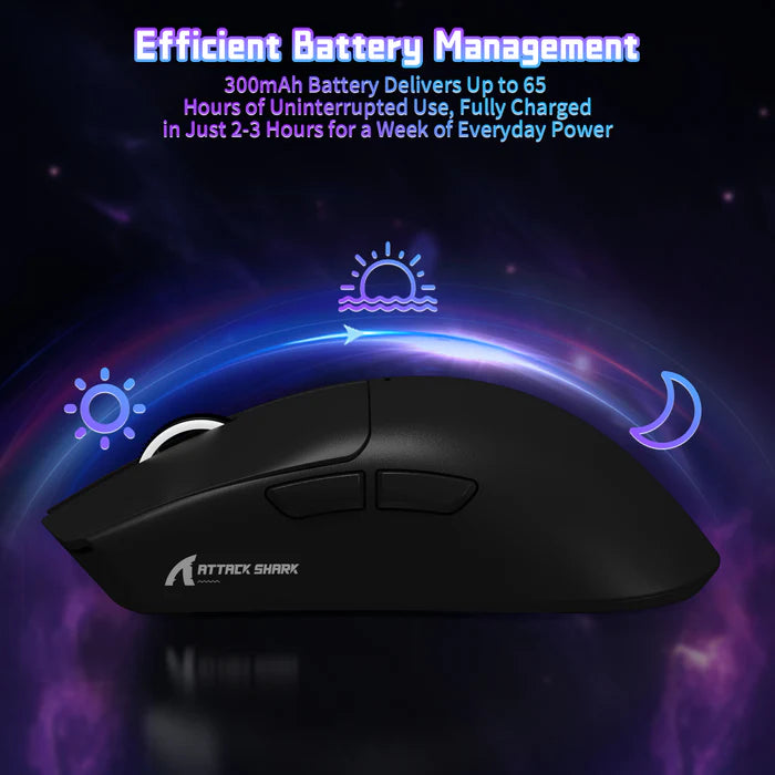 Buy Attack Shark X11SE Wireless Gaming Mouse Black from Vmart in Pakistan