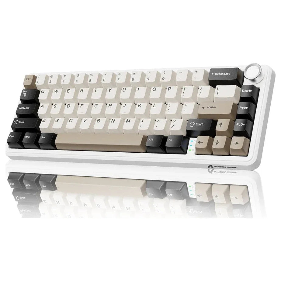 Buy Attack Shark X66 Wireless Mechanical Keyboard with Side Printed PBT Keycaps Vmart in Pakistan