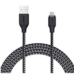 Buy Aukey CB-AM2 Braided Nylon USB 2.0 to Micro USB Cable 2m from Vmart in Pakistan