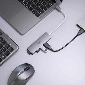 Buy Aukey USB-C to 4-Port USB 3.1 Gen 1 Aluminum Hub from Vmart in Pakistan