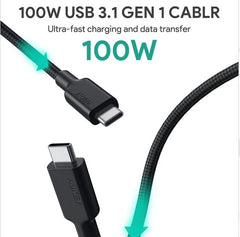 Buy Aukey CB-CD21 Gen2 E Marker PD 100W USB 3.1 Type C To Type C Cable from Vmart in Pakistan
