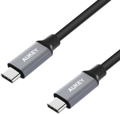 Buy Aukey Braided Nylon USB 2.0 C to C Cable (3.3ft) from Vmart in Pakistan
