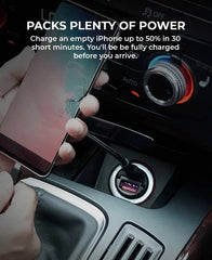 Buy Aukey CC-A3 PD Metal Dual Port 30W Fast Car Charger with PPS & QC 3.0 from Vmart in Pakistan