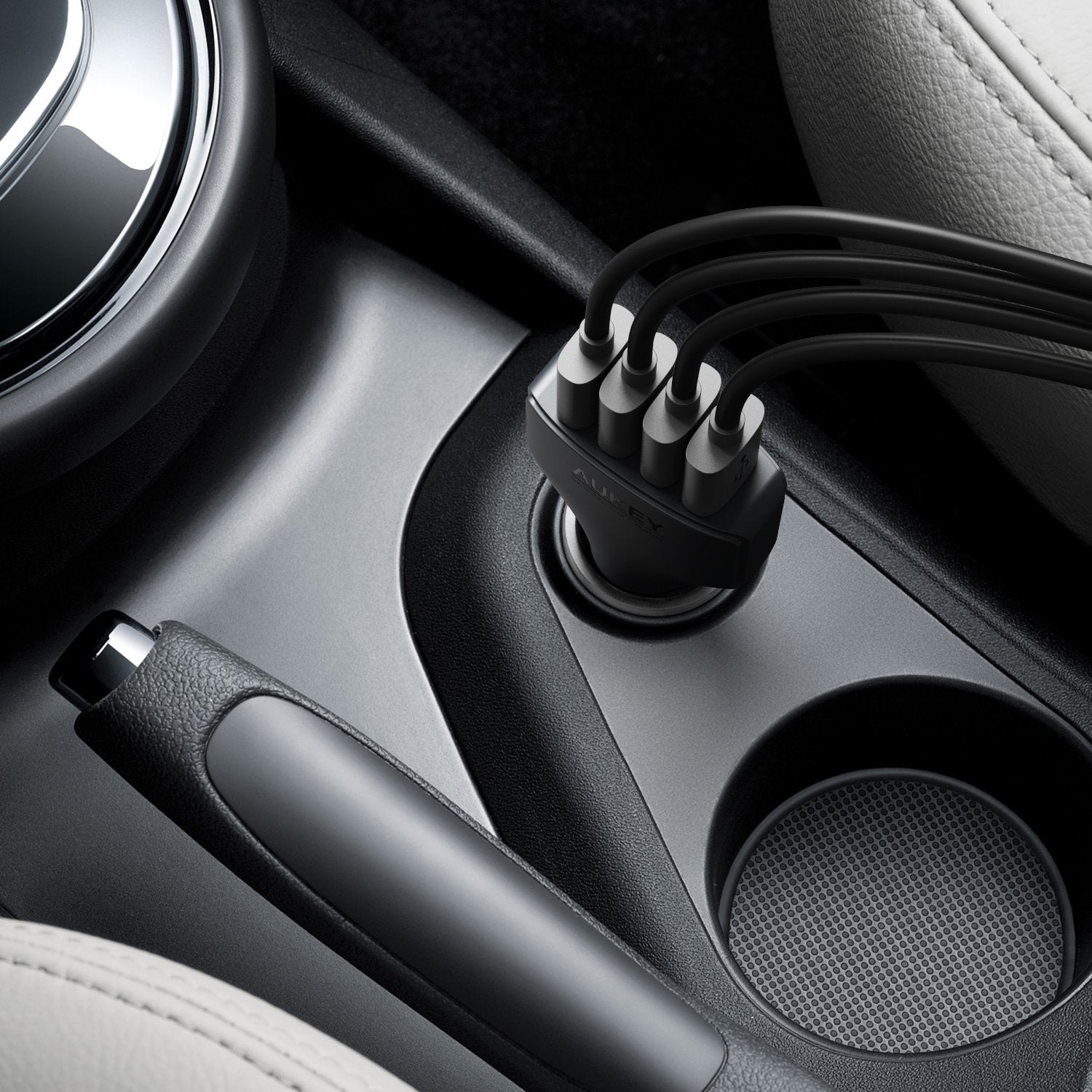 Buy Aukey Quad Port Car Charger With Quick Charge 3.0 from Vmart in Pakistan