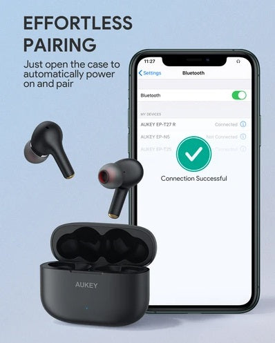 Buy Aukey EP-T27 Soundstream Wireless Earbuds Noise Cancelling IPX7 Waterproof - Black from Vmart in Pakistan