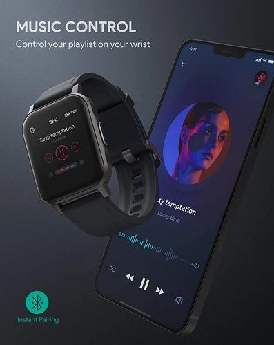 Buy Aukey LS-02 Smartwatch Fitness Tracker - Black from Vmart in Pakistan