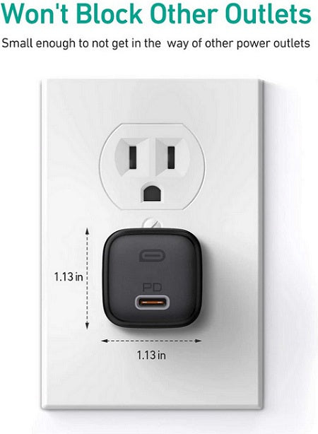 Buy Aukey PA-B1 Omnia Mini 20W USB C PD Charger White from Vmart in Pakistan