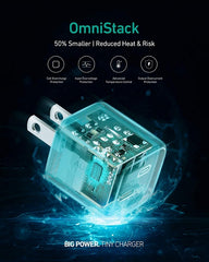 Buy Aukey PA-B1 Omnia Mini 20W USB C PD Charger White from Vmart in Pakistan