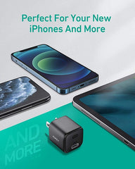 Buy Aukey PA-B1 Omnia Mini 20W USB C PD Charger White from Vmart in Pakistan