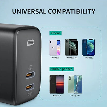 Buy Aukey PA-R2S Swift Duo PD40W 2 Port PD Wall Charger - Black from Vmart in Pakistan