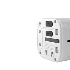 Buy Aukey PA-TA01 Universal Travel Adapter With USB-C And USB-A Ports White from Vmart in Pakistan
