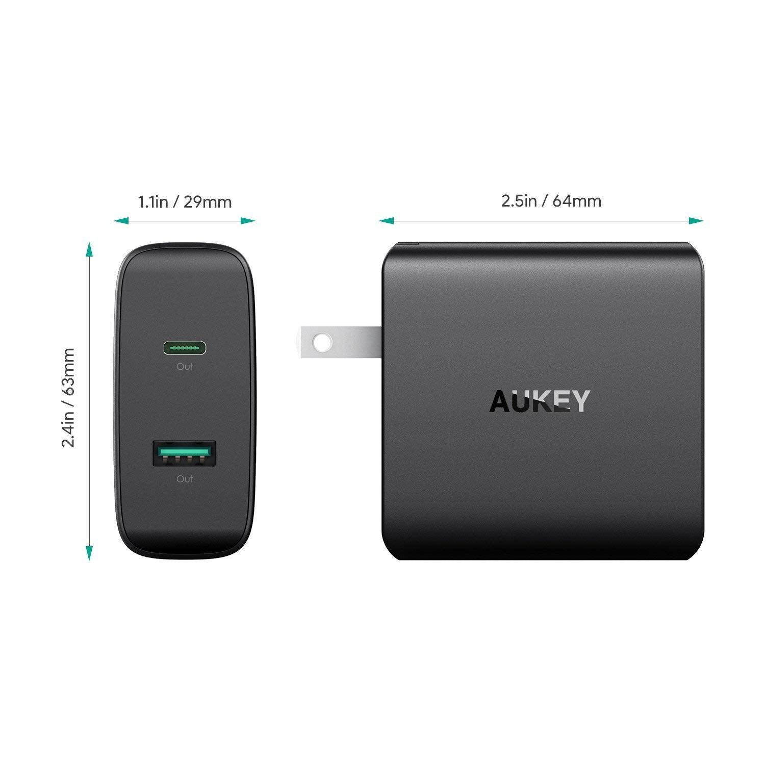 Buy Aukey 46W Power Delivery Wall Charger from Vmart in Pakistan