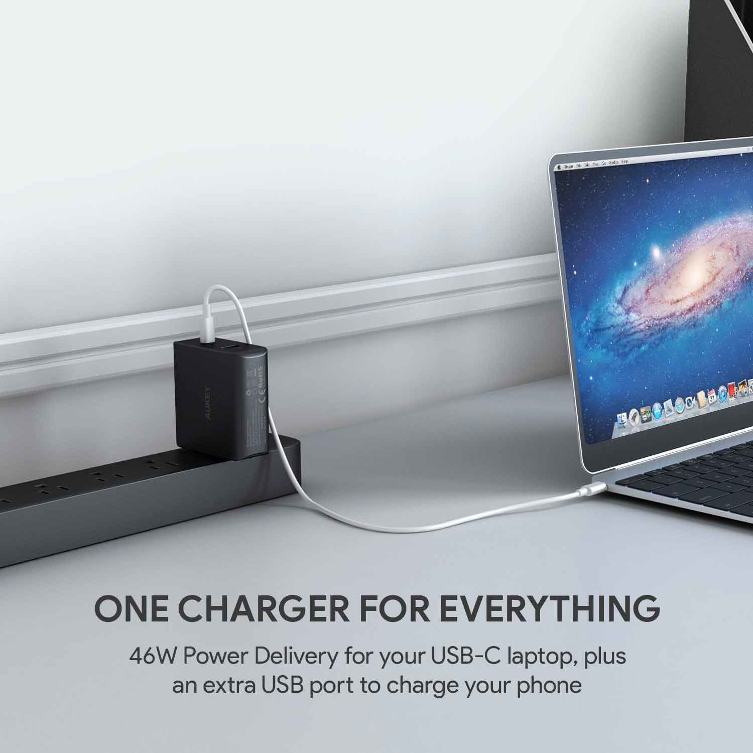 Buy Aukey 46W Power Delivery Wall Charger from Vmart in Pakistan