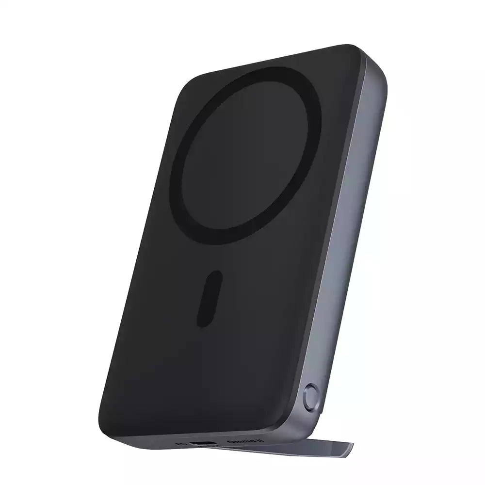 Buy Aukey PB-MS02 MagLink 38.5wh 10,000mah Magnetic Wireless Charging Power Bank with Metal Foldable Stand from Vmart in Pakistan