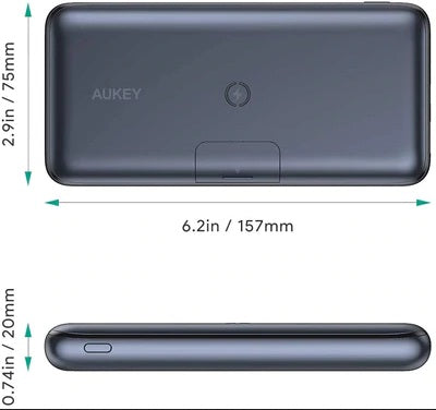 Buy Aukey PB-WL03 20000mAh Basix Pro Wireless Power Bank from Vmart in Pakistan