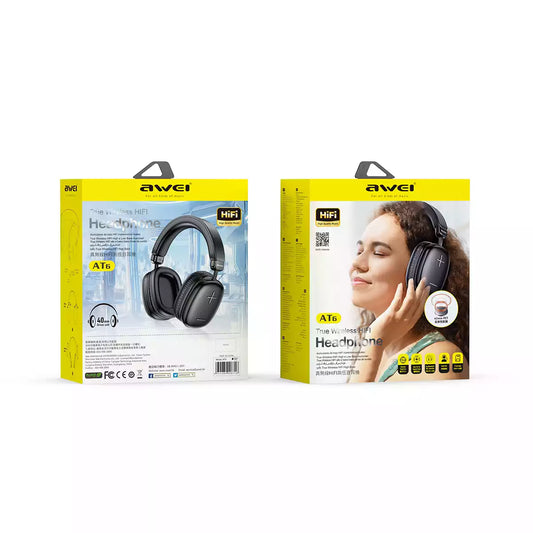 Buy Awei AT6 Bluetooth Headset Black from Vmart in Pakistan