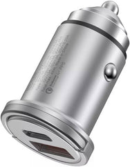 Buy Awei C-708 PD 45W USB + Type-C / USB-C Mini Car Charger from Vmart in Pakistan