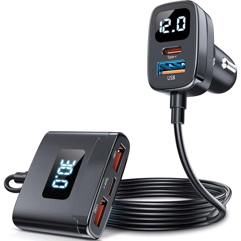 Buy Awei C-853 Dual USB and Type-C Port Car Charger 1.5m from Vmart in Pakistan