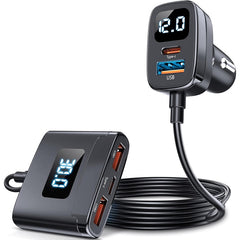 Buy Awei C-853 Dual USB and Type-C Port Car Charger 1.5m from Vmart in Pakistan