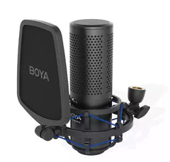 Buy BOYA BY-M1000 Pro Condenser Large Diaphragm XLR Studio Microphone from Vmart in Pakistan