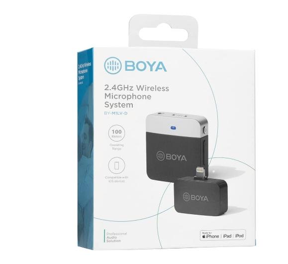 Buy BOYA BY-M1LV-D iOS 2.4Ghz Wireless Microphone from Vmart in Pakistan