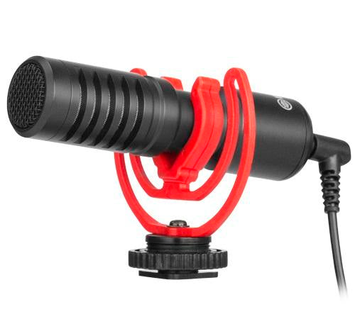 Buy BOYA BY-MM1+ Super Cardioid Condenser Shotgun Microphone from Vmart in Pakistan