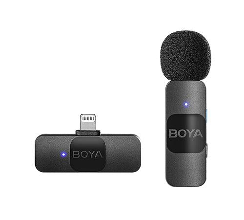 Buy BOYA BY-V1 Ultracompact 2.4GHz Wireless Microphone System For iOS from Vmart in Pakistan