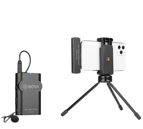 Buy BOYA BY-WM4 PRO-K3 2.4GHz Wireless Microphone System for iOS from Vmart in Pakistan