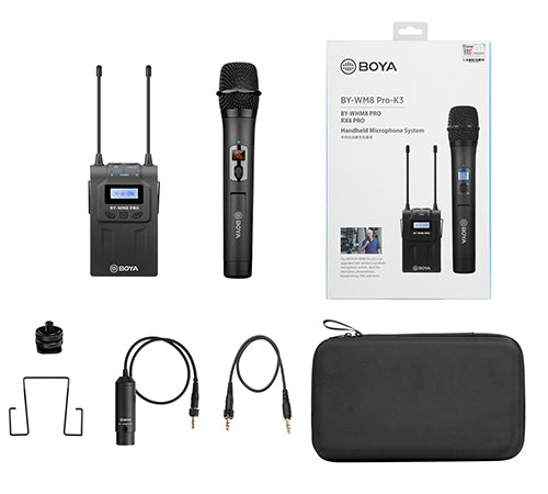 Buy BOYA BY-WM8 PRO-K3 Wireless Handheld Microphone from Vmart in Pakistan