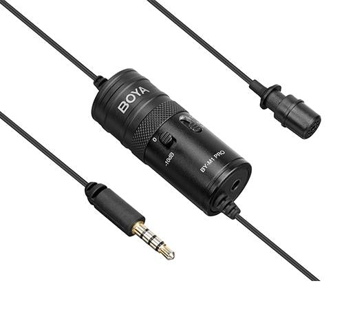 Buy BOYA BY-M1 Pro Universal Lavalier Microphone from Vmart in Pakistan