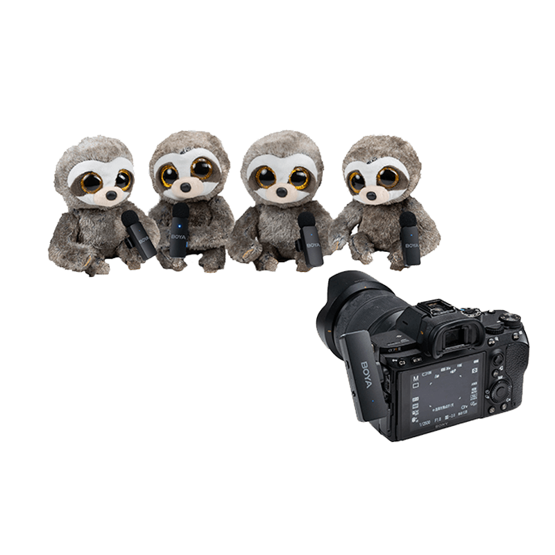 Buy BOYA BY-V4 4 Channel Mini Wireless Microphone For Camera from Vmart in Pakistan